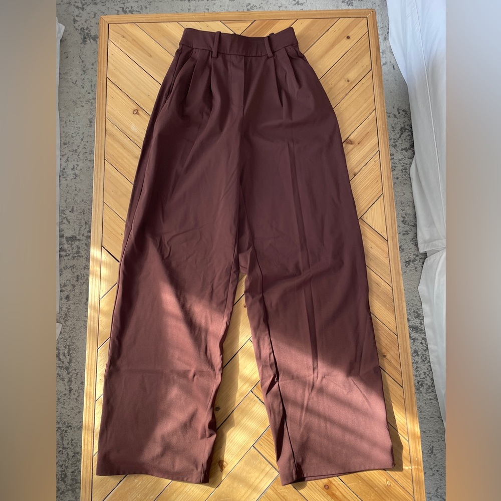 Lululemon Daydrift High-Rise Wide-Leg Trouser size XXS walnut crunch Athleisure - Picture 5 of 16